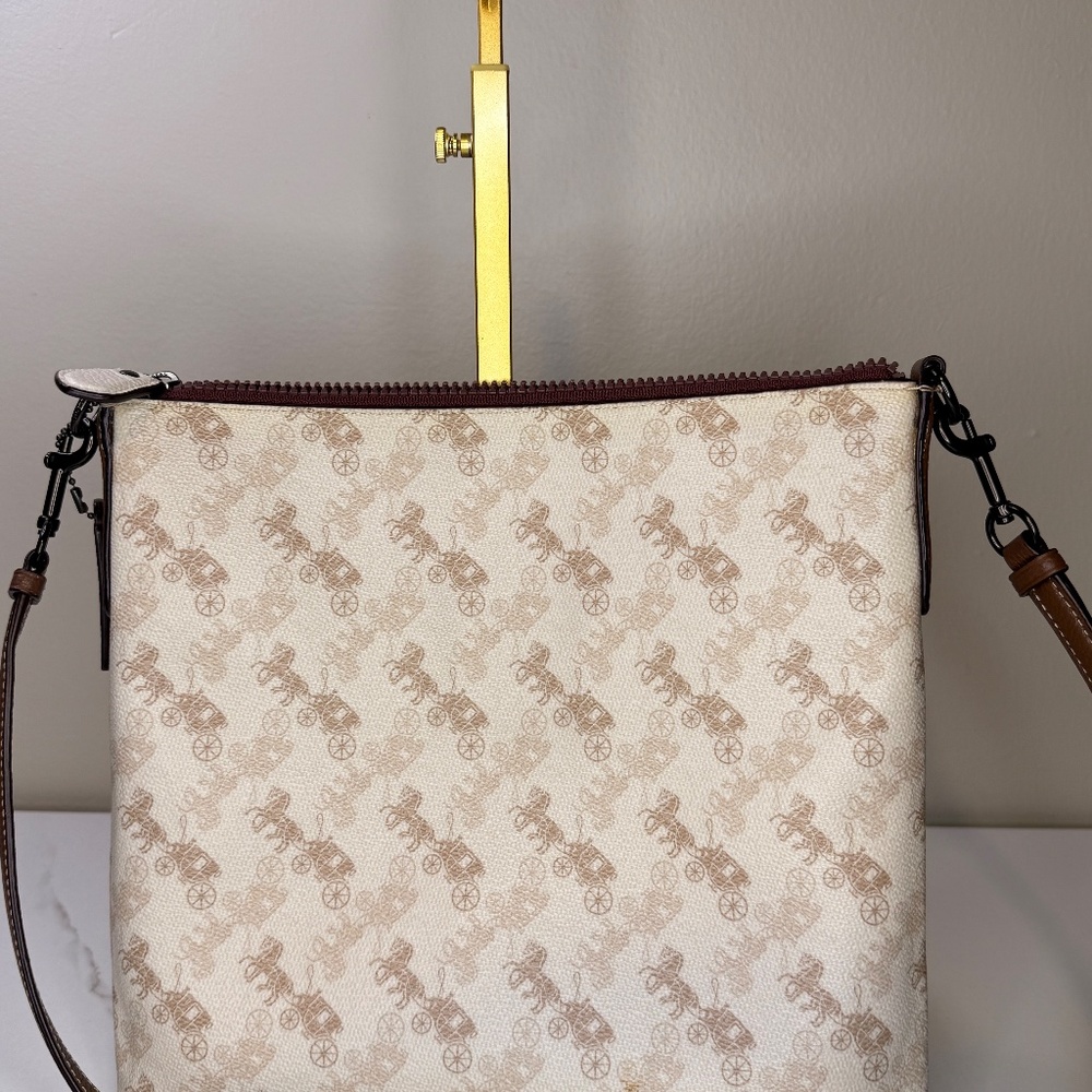 #7🌸Coach-Shoulder bag with horse and carriage - Picture 3 of 11